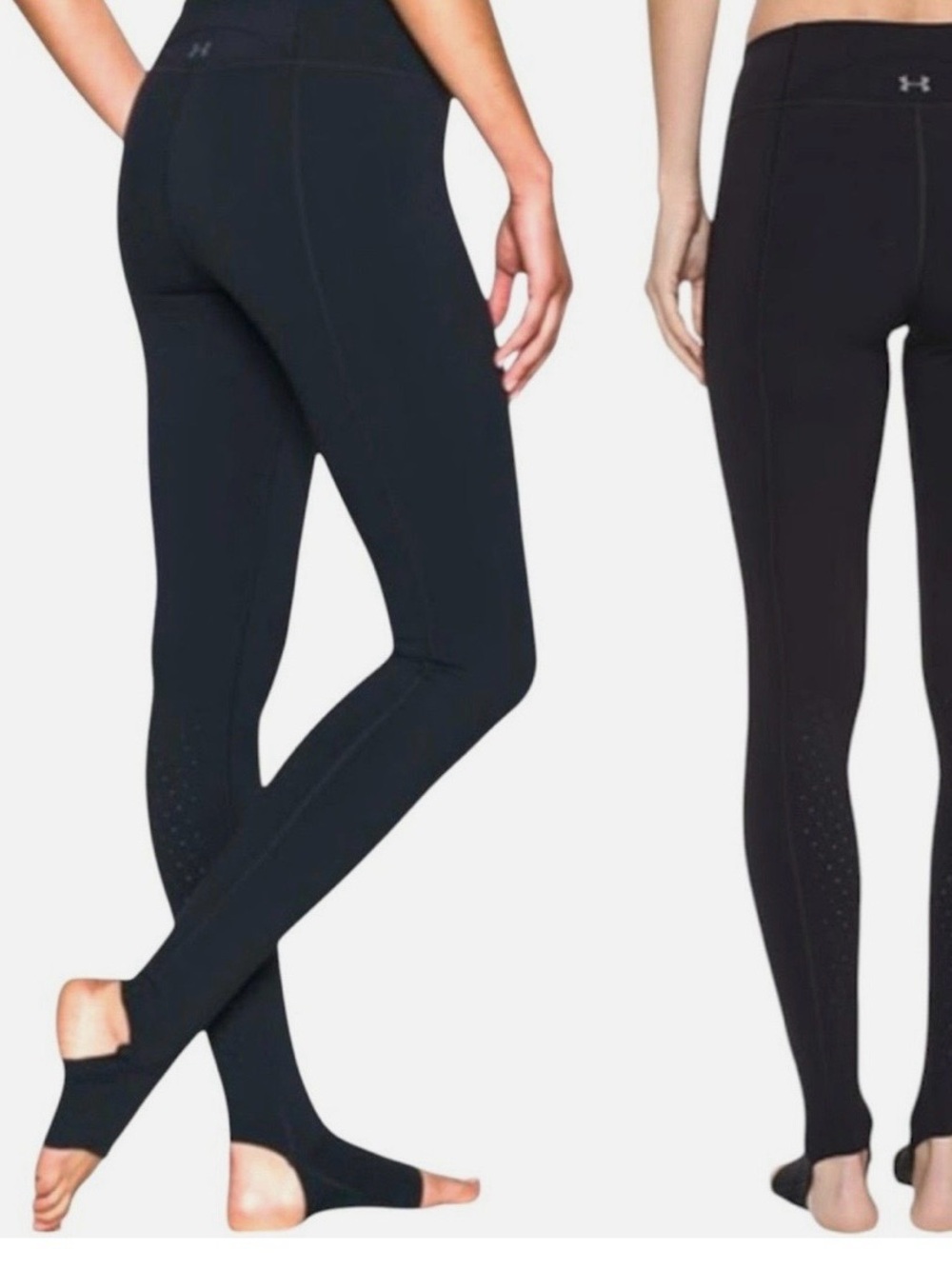 Under Armour Mirror Free Cut Lux Compression Legging Perforated Stirrup, M